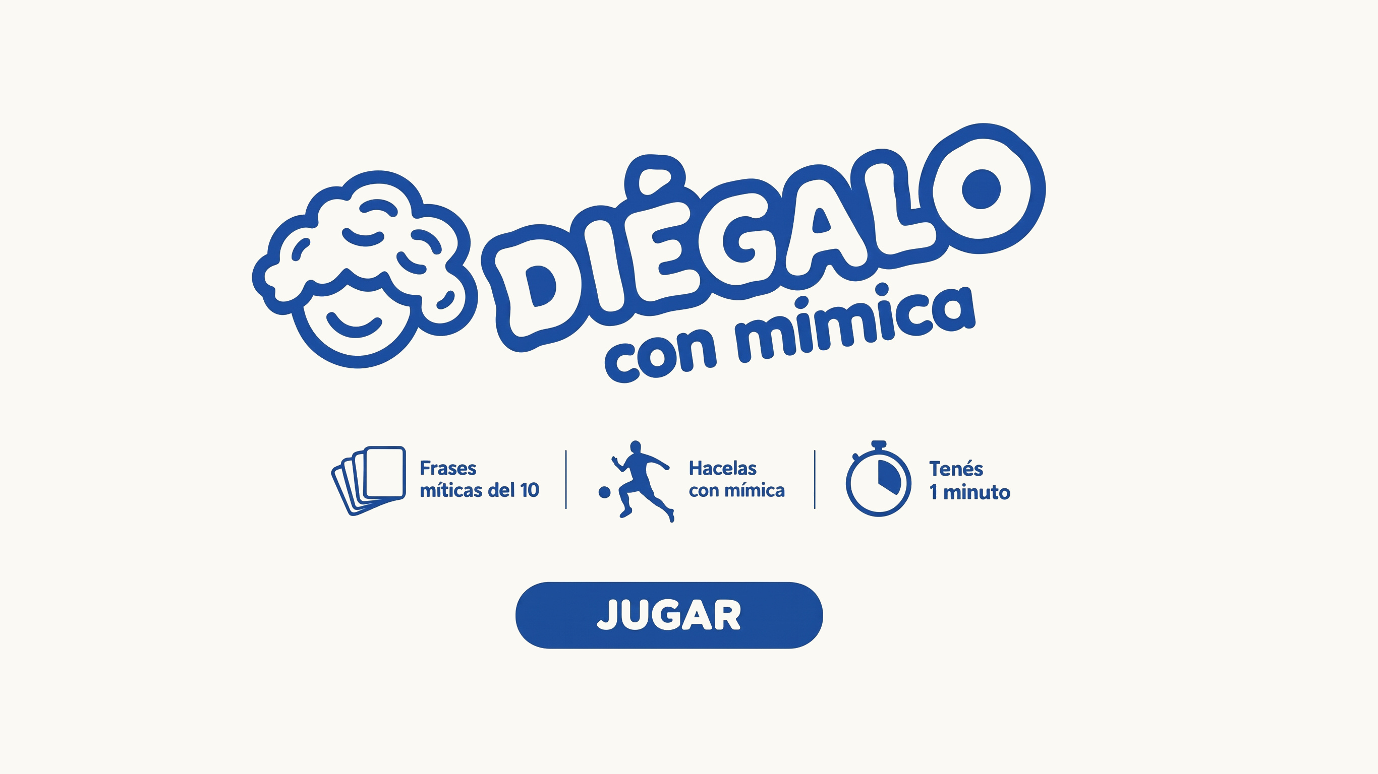 Diégalo con mímica